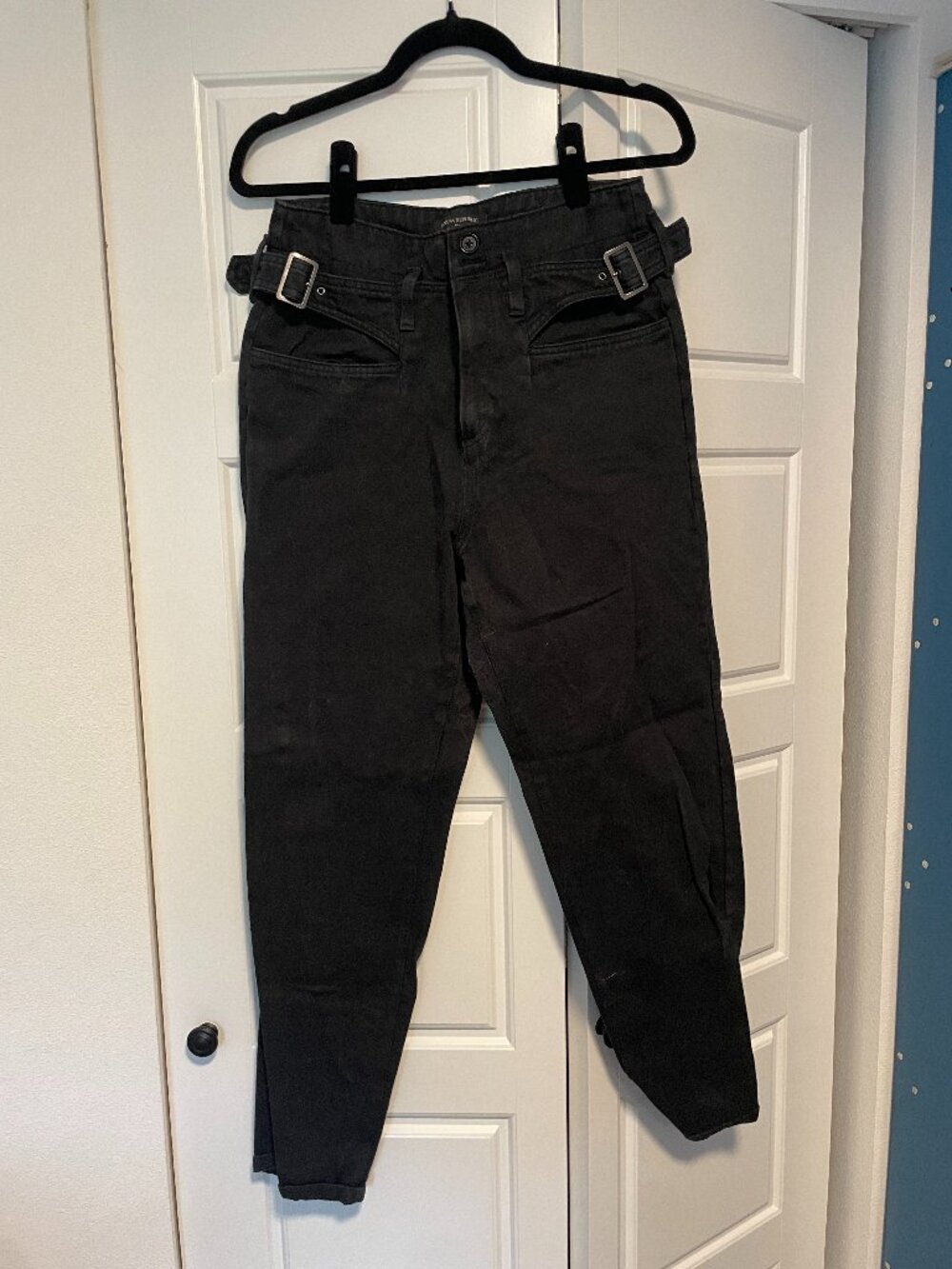Banana Republic Black Tapered Pant